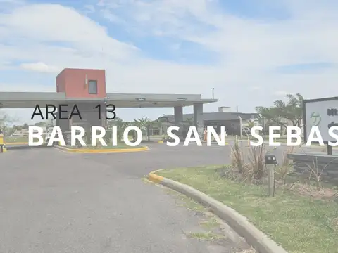 VENTA LOTE BARRIO PRIVADO SAN SEBASTIAN ESCOBAR