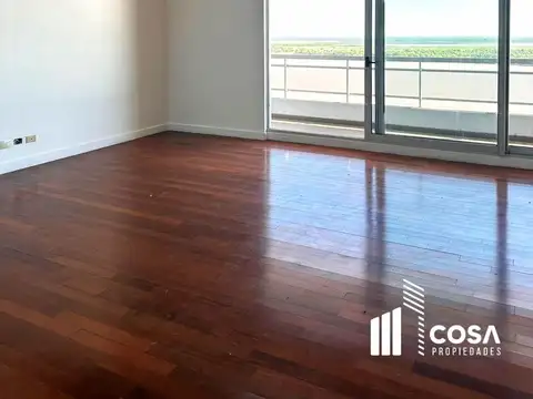 Alquiler monoambiente tipo loft con cochea y excelente vista al río Refinería Rosario