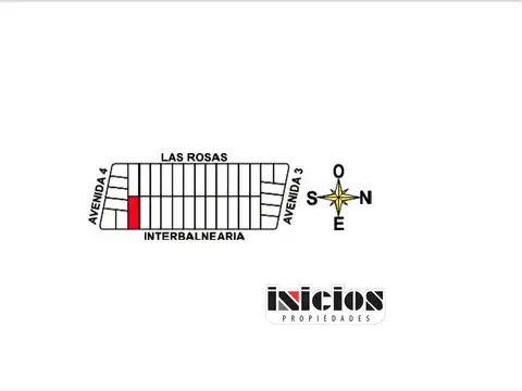 Lote: Interbalnearia E/ Av. 3 Y Av. 4 - Costa Del Este - B491