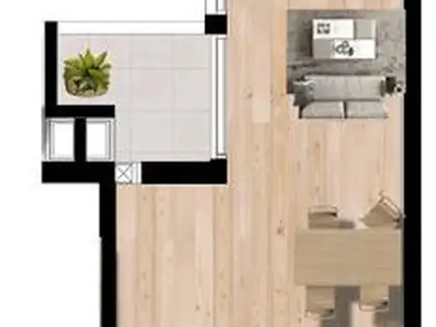 Departamento en Venta en Centro, USD 62.500