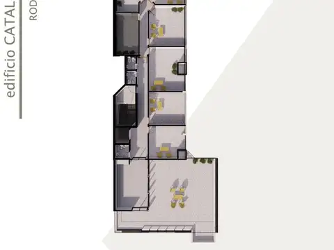 Departamento 4 ambientes con 2 baños