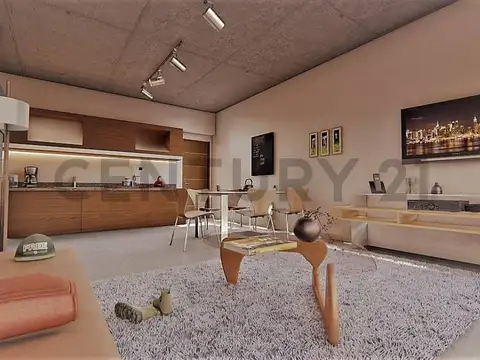 Departamento 2 ambientes con 1 baño