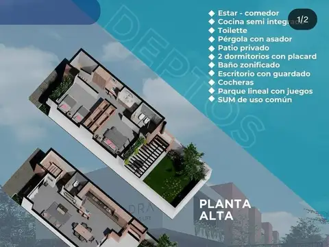 Departamento en Venta de 2 dormitorios