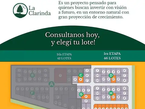 Terreno en Venta 30  mts Fondo