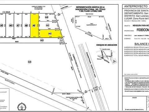 Terreno en Venta de 4973,0 m2