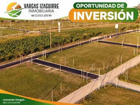 Terreno en Venta 28  mts Fondo