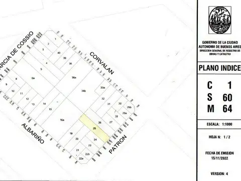 Terreno en Venta, FOT 1,6