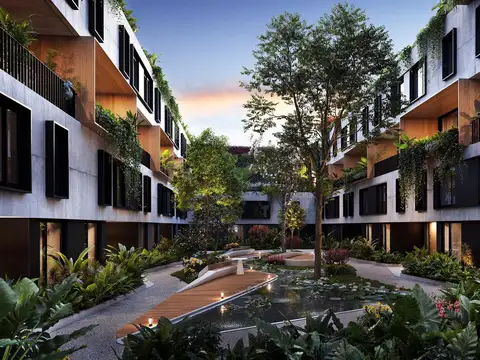 Venta departamento tipo casa en duplex en emprendimiento goyena de caballito con amenities.