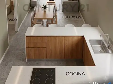 Departamento en Venta de Monoambiente