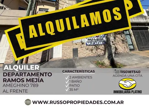 Alquiler Departamento 2 Ambientes - Ramos Mejía