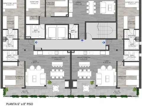 Fideicomiso España - Departamentos 2 dormitorio