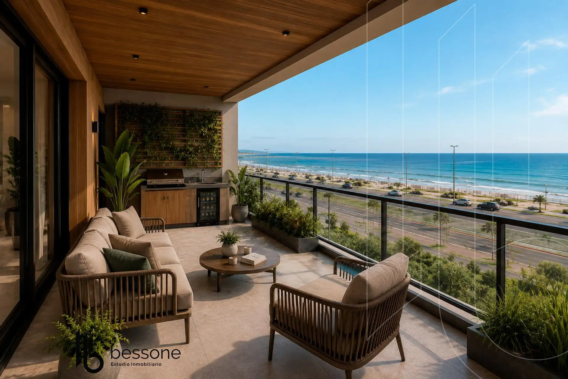 Depto 2 amb, 50m² con vista al mar — Constitución