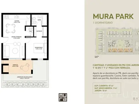 Departamento en Venta en La Lonja, USD 29.600
