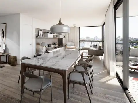 Emprendimiento Nic District  - Proyecto Aisenson - 3 suites c/dependencia - balcón terraza