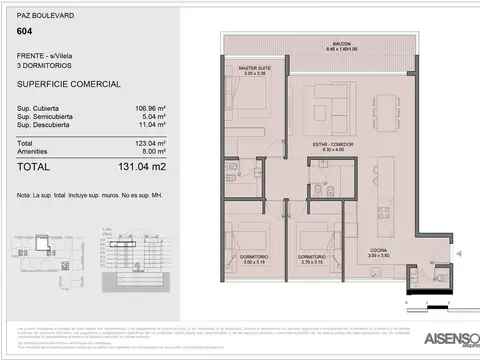 Departamento en Venta en Saavedra, USD 559.800