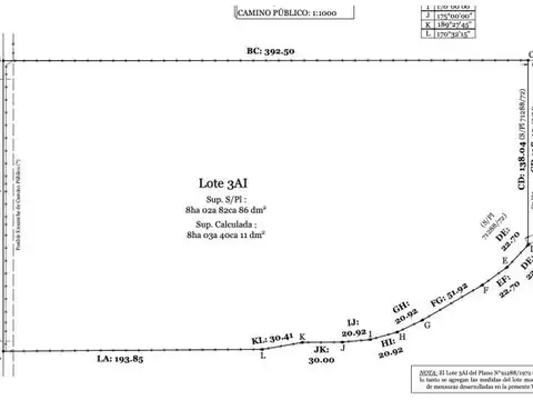 Terreno en Venta en Arroyo Seco, USD 1.199.999