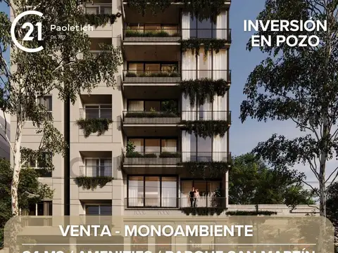 Venta de Departamento Monoambiente en La Plata