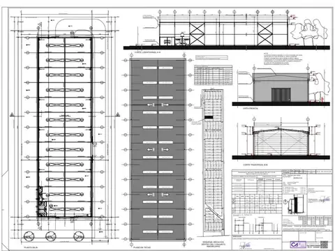 Nave industrial/ galpón en polo 52