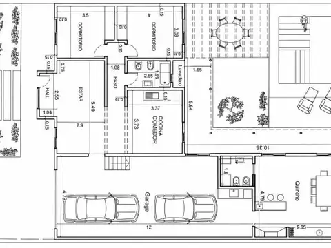Casa 7 ambientes con 4 baños