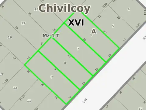 Terreno en Venta en Chivilcoy, USD 54.000