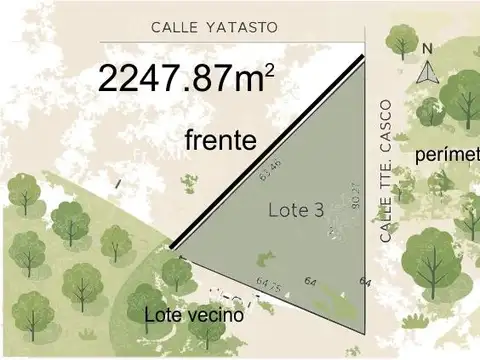 Terreno en Venta de 2250,0 m2