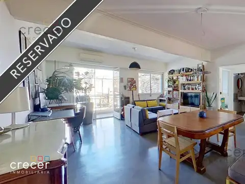 Venta departamento 3 ambientes con balcon refaccionado a nuevo 2do piso por escalera en Chacarita