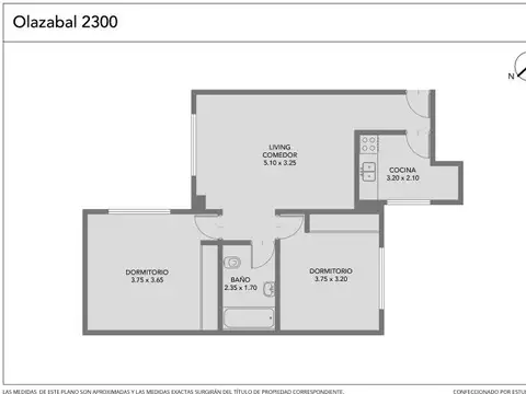 Departamento en Venta de 3 ambientes