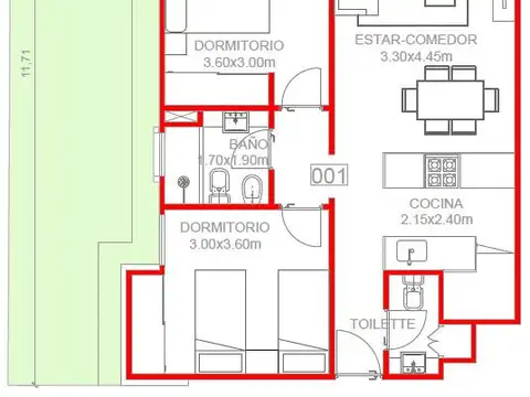 Las Hiedras al 1100 - Alto los Robles