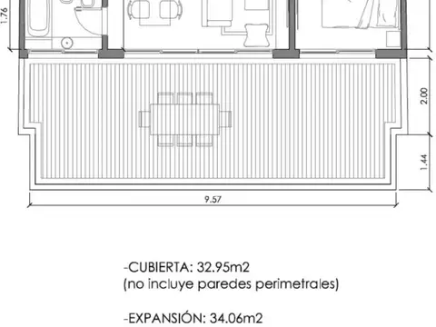 Departamento en Venta de 1 dormitorio