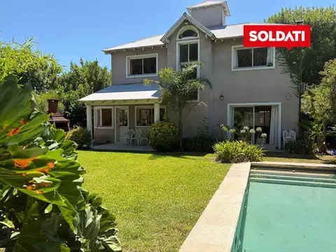 Casa en venta en Pilar Barrio Bermudas 3 cuartos y dependencia  con pileta