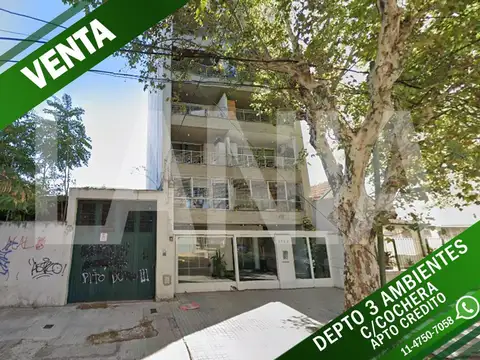 DEPARTAMENTO 3 AMBIENTES :: COCHERA :: APTO CREDITO