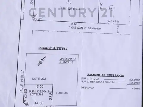 Tomas Edison y Belgrano , Piso 0