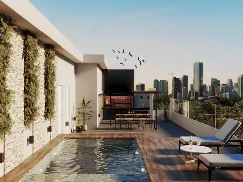 Departamento 2 ambientes con 1 baño