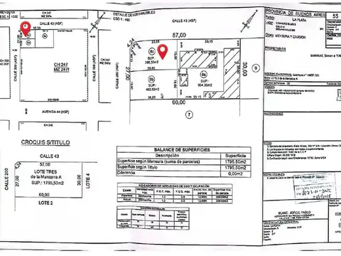 Terreno en Venta de 399,0 m2