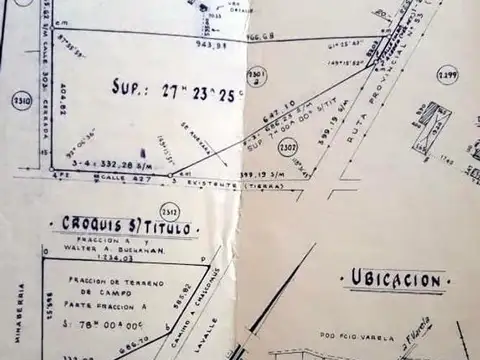 Campo en Venta con Alambrado