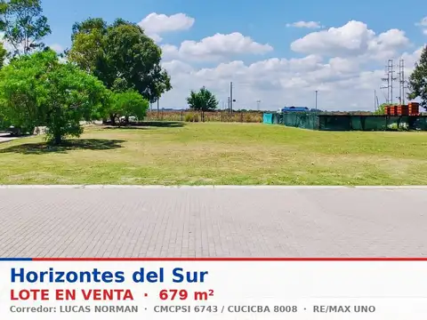 Terreno en Venta en Horizontes al Sur, Canning