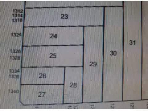 Terreno en Venta 8  mts Frente