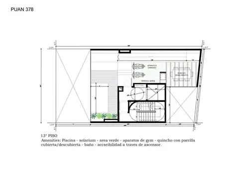Departamento 2 ambientes con 1 baño