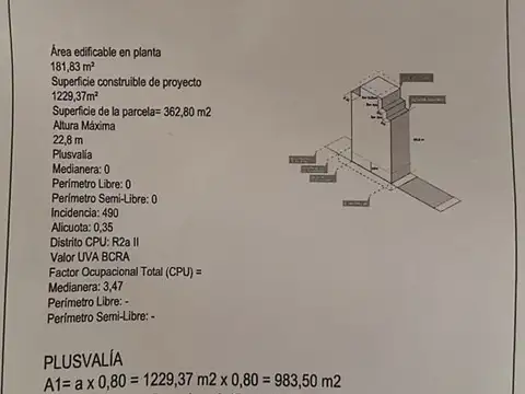 VENTA LOTE CABALLITO 363M2 USAA/ EXCELENTE ZONA!