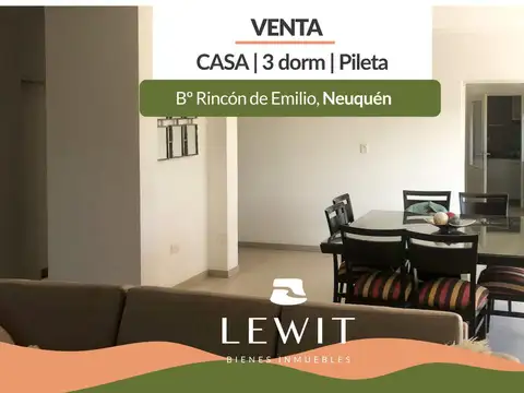 Venta Casa Nivel Gerencial Rincon de Emilio Neuquen