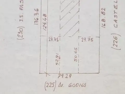 VENTA - LOTE TERRENO - CIUDADELA