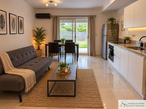 Departamento 2 ambientes con 1 baño