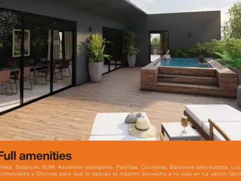 Departamento 2 ambientes con 1 baño