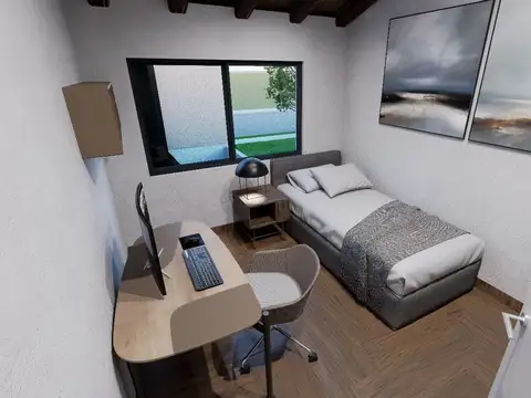 Casa 3 ambientes con 1 baño