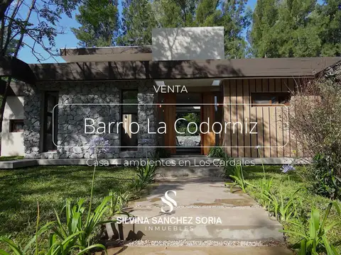 CASA 4 AMBIENTES EN VENTA, BARRIO CERRADO LA CODORNIZ, LOS CARDALES