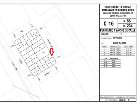 Terreno en Venta de 165,0 m2