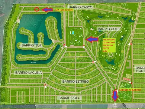 Terreno en Venta en Los Tres Pinos, USD 49.900