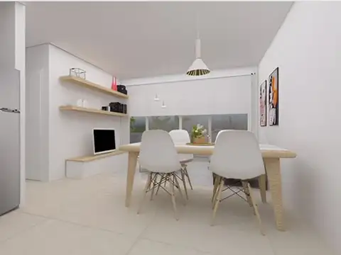 Departamento Monoambiente con 1 baño