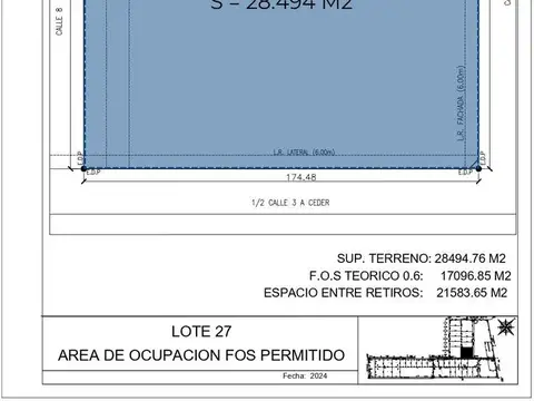 Terreno en Venta de 28.494 m2 en Norlog - Benavidez