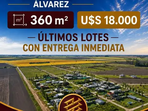 LOTES EN ALVAREZ - LOS PINOS 4